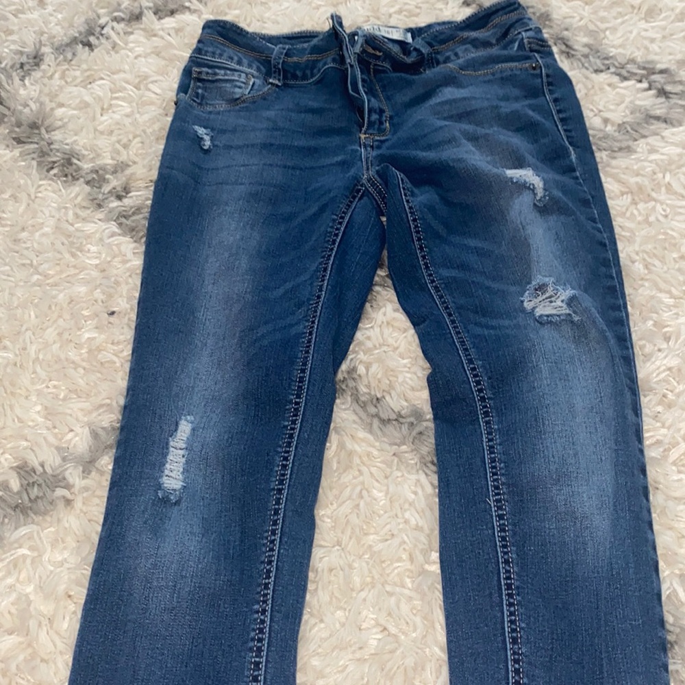 mid rise Jean leggings